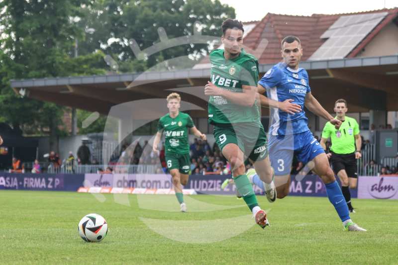 Piłka Nożna: PKO BP Ekstraklasa. Puszcza Niepolomice - Slask Wroclaw. - Agencja Fotograficzna
